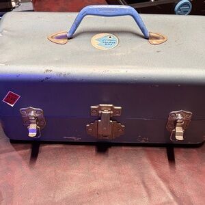 Vintage Blue Tackle Box